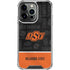 Oklahoma State University Split Jersey iPhone 14 Pro Clear Case